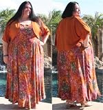 Batik Tulip Hemmed Sundress with Jacket