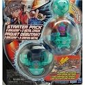 BAKUGAN SERIES 1 STARTER PACK VENTUS GREEN FEAR RIPPER VENTUS GREEN CYCLOID VENTUS GREEN MYSTERY MARBLE (NOT RANDOM - JUST LIKE PHOTO)