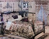 BRAND NEW JACQUARD KING 7 PIECE PURPLE FLOWER GARDEN COMFORTER COMFORTERS BEDDING HOT NICE!!!