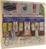 2 Packs of French Le Tire Bouchon Bar a Vins Wine Bar French Design Cocktail Napkins, 20 each