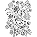 Darice 1218-39 Embossing Folder, 4.25 by 5.75-Inch, Snowflake Swirl Design