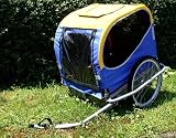 BLUE BIRD Hundeanhänger Fahrradanhänger ALU mit Standard-Kupplung TÜV/GS