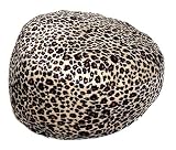 African Leopard Print Round Throw Pillow
