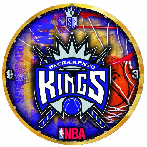 NBA Sacramento Kings 18-Inch High Definition Clock