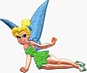 Tinkerbell - from Disney's Peter Pan - Embroidered Iron On or Sew On Patch