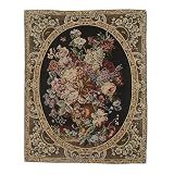 Review Yankee Traders  / Black Floral Wall Tapestry - 36x28
