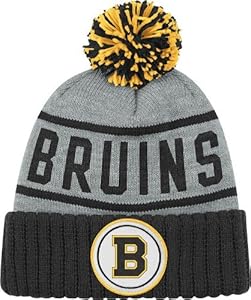 Boston Bruins High 5 Vintage Cuffed Pom Hat