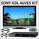 Sony BRAVIA® KDL-46VE5 46-inch 1080P 120HZ LCD TV + Blu-Ray Accessory Kit