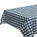 Paper Table Cover - Blue Gingham