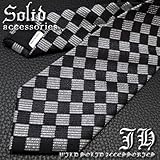 [ne49]メンエグ&お兄系&ﾎｽﾄ系に必見!!ラメ/チェッカーフラッグナロータイ/スリムネクタイ/ブラック/黒/絶妙な細めﾗｲﾝ!!