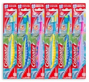Colgate Smiles Childrens Toothbrush With Tongue Cleaner (6 Pack)