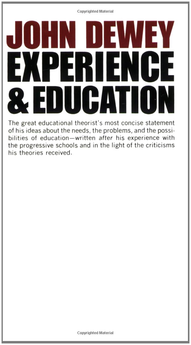 Experience And Education: John Dewey: 9780684838281: Amazon.com: Books