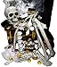 Joyin Toy 136 PCs Halloween Decorations including 28 PCs Halloween Bones 100 Pirate Coins and spider webs