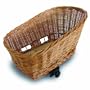 Basil Pasja Animal Rear Mount Basket for Bicycles, Natural Wicker