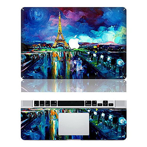 iCasso Protective Full-cover Vinyl Art Skin Decal Sticker Cover for Apple MacBook Pro 13.3 inch Model: A1278 - Eiffel Tower