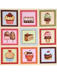 sweets patchwork fabric Sweet Treats Quilting Treasures (per 0.5m multiple)