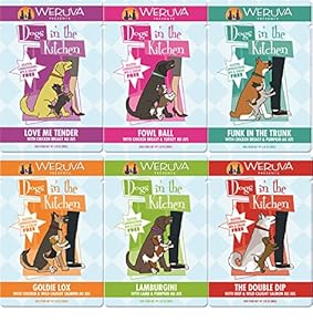 Dogs in the Kitchen - By Weruva (Variety Pack 4 of each flavor, 2.8 Ounce Pouches (24 Pack)) Dogs in the Kitchen - By Weruva (Variety Pack 4 of each flavor, 2.8 Ounce Pouches (24 Pack))