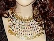 Egyptian Necklace with Gold Coins and "Jeweled" Beads
