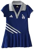 MLB Infant Los Angeles Dodgers Polo Dress (Western Blue, 18mos)