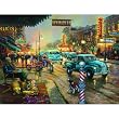 A Bustling Saturday Night 500pc Jigsaw Puzzle by Sandi LeBron