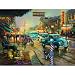 A Bustling Saturday Night 500pc Jigsaw Puzzle by Sandi LeBron