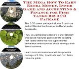 The Mega How To Earn Extra Money, Inner Game and Accounting & Finance for Fish Tanks Biz 3 CD Package