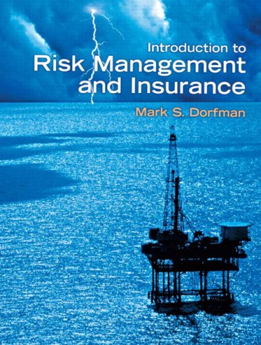 Introduction to Risk Management and Insurance (9th Edition)