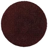 Brown 5' Round Shagadelic Chenille Twist Rug with Free Shipping