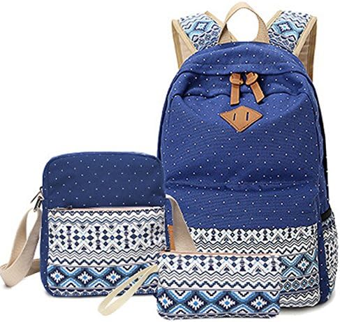 Belover Whole Set School Student Backpack Laptop with Small Bag