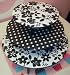 NEW! Black and White 3-Tiered Cupcake Display Stand- Round