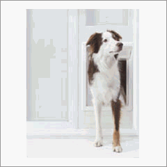 Ideal Pet Products 36000 96 Inch Tall Super Large Mill Pet Patio Door - White