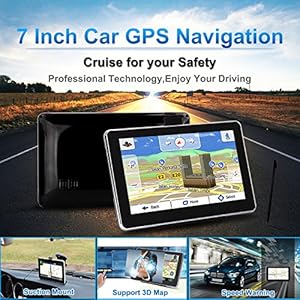 Best deals of Discoball 7 Inch Car Touch Screen GPS Navigation System Video MP3 MP4 SAT NAV 8GB FM UK EU Map
