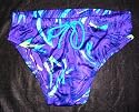 END OF SUMMER SALE Mens Bikini Brief Swimwear/Underwear Nylon/Lycra Purple/Turq