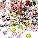 Beading Station 1440-Piece Flat Back Brilliant 14-Cut Round Rhinestones, 3mm-10ss, Multicolor