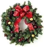 Classic Christmas 24 Wreath - 24Hx24Wx6D - GREEN