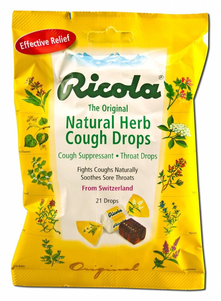 Amazon.com: Ricola Ricola Cough Suppressant Throat Drops 21 ct: Beauty