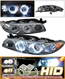 97-03 Pontiac Grand Prix LED Halo Smoke Projector Headlights w/ HID Kit