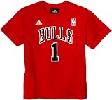 NBA Chicago Bulls Derrick Rose Short Sleeve Name & Number Tee - R8A3Rtdb5 Youth