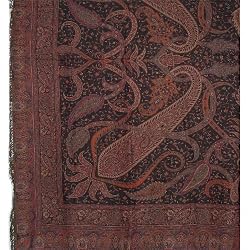 Bed Spreads Pure Wool Asian Jacquard Pattern India 83 inches x 105 inches (wbcov027)