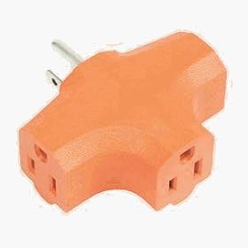 Do it Best Imports ADAPTER-OR-BK Grounded Cube Tap by Logsplitters