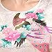 Women's Gorgeous Bridesmaid Kimono Robe Silk Sleepwear Peacock Bride Robes