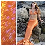 Mermaid Tail (4, Tangerine)