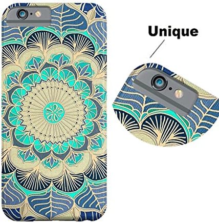 iPhone 6s Case,FEIKESI [Safe Slide] Stylish Color [Scratch-Resistant] Unique Emboss Matte Hard Back Snap on Protective Case Cover for Apple iPhone 6S (2015) &amp; iPhone 6 (2014)(Mandala)