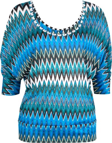 FULL TILT Double V Chevron Womens Top