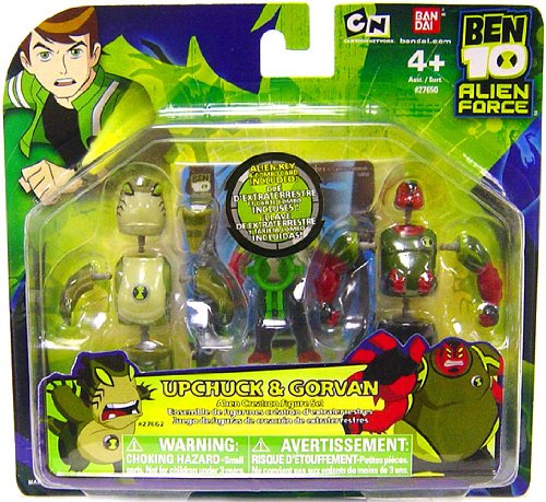 61HqwkXME1L Ben 10 Alien Creation Chamber Mini Figure 2Pack Upchuck and Gorvan