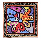 Romero Britto Butterfly Silk Scarf