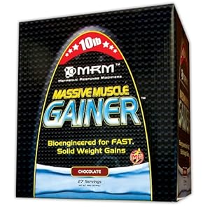 MRM Massive Muscle Gainer, Chocolate, 10-Pound Package