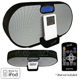 Black iLive iPod Dual Alarm Digital Clock Radio with Remote