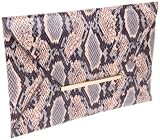 BCBG Harlow Python Envelope Clutch