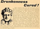 1902 Ad Medical Quackery Alcohol Addiction Remedy Milo Tablets R. L. Townsend - Original Print Ad